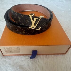 Louis Vuitton 25mm mini monogram Womens belt